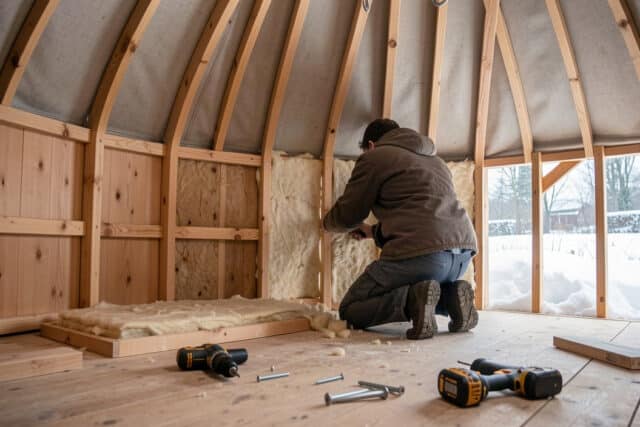 Une yourte en bois résiste-t-elle à
