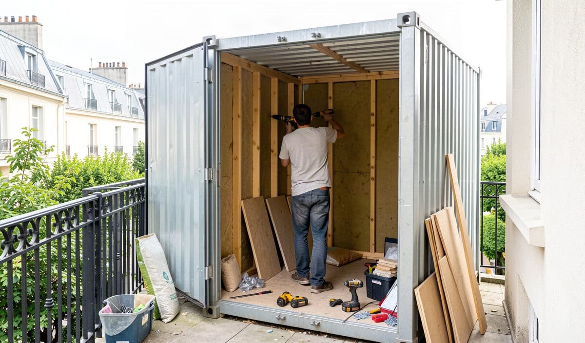 Un container fait-il un bon abri